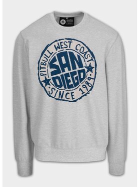 PITBULL PITBULL Bluza Bluza męska SAN DIEGO SUN 3XL Szary Regular Fit