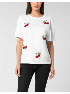 PHILIPP PLEIN PHILIPP PLEIN T-shirt 23597 Bianco Over Fit