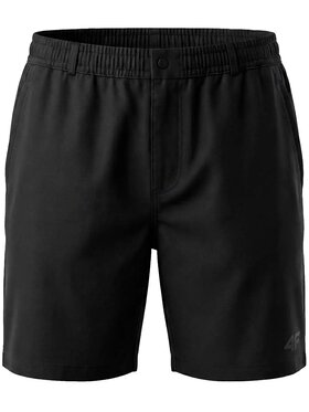 4F 4F Szorty materiałowe TSHOM0837-20 Czarny Regular Fit