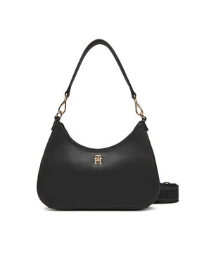 Tommy Hilfiger Tommy Hilfiger Táska Th Logotape Shoulder Bag AW0AW17226 Fekete