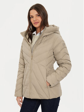 Tommy Hilfiger Tommy Hilfiger Μπουφάν πουπουλένιο Chevron WW0WW42623 Μπεζ Regular Fit