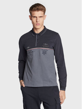 Aeronautica Militare Aeronautica Militare Polo 222PO1660J566 Bleu marine Slim Fit