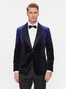 Boss Boss Švarkas Hutson 50502673 Tamsiai mėlyna Slim Fit