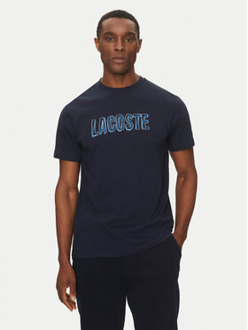 Lacoste Lacoste Marškinėliai TH8916 Tamsiai mėlyna Regular Fit