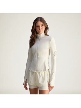 adidas by Stella McCartney adidas by Stella McCartney Kurtka do biegania By Stella McCartney Training Midlayer Beżowy Slim Fit