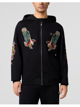 PHILIPP PLEIN PHILIPP PLEIN Felpa 29013 Nero Athletic Fit