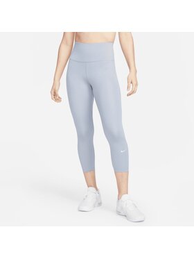 Nike Nike Legginsy One 7/8 Tights Niebieski Regular Fit