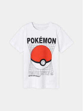 NAME IT NAME IT T-shirt POKEMON 13230851 Bijela Regular Fit