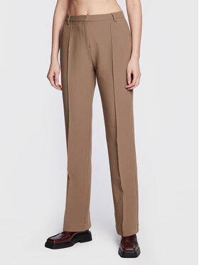 Herskind Herskind Medžiaginės kelnės Valentina 4647668 Smėlio Regular Fit