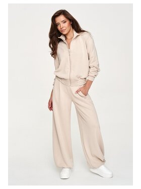 Makadamia Makadamia Dres M950 Beżowy Loose Fit