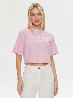 Guess Guess T-särk Dakota V4GI13 JA914 Roosa Boxy Fit