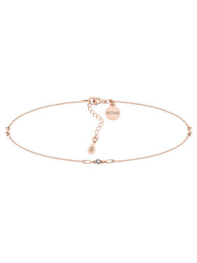 sotho Sotho Choker N2904 Różowe złocenie