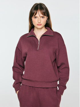 BIG STAR BIG STAR Bluza DARIANA Bordowy Basic Fit