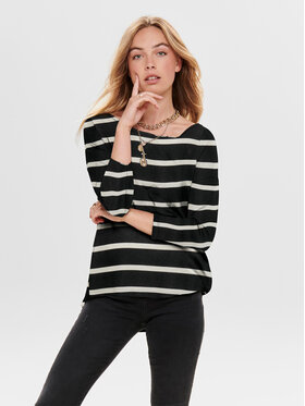 ONLY ONLY Majica 15144286 Crna Loose Fit