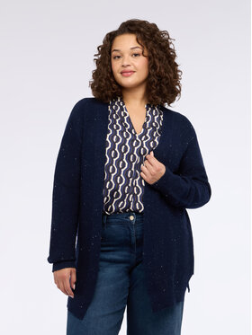 Fiorella Rubino Fiorella Rubino Sweter M054E002040N034 Niebieski Over Fit