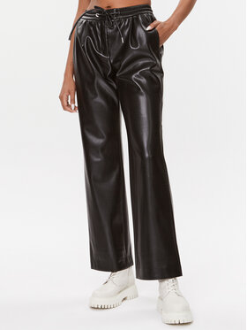 Boss Boss Pantaloni in similpelle Tareta 50504046 Nero Relaxed Fit
