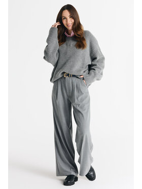 Salme Salme Sweter Livia Szary Oversize