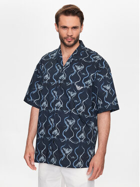 Emporio Armani Emporio Armani Cămașă 211846 3R466 18736 Bleumarin Relaxed Fit