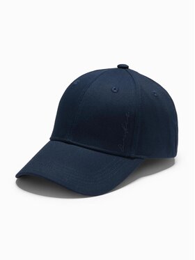 Ombre Ombre Czapka z daszkiem OM-ACCS-0102 Granatowy