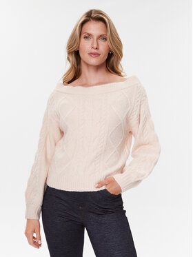 Guess Guess Πουλόβερ W3BR16 Z2YZ2 Ροζ Relaxed Fit
