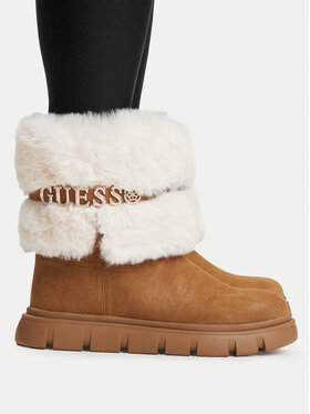 Guess Guess Апрески FLFMEL ELE10 Светлокафяв