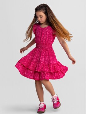 minoti minoti Sukienka codzienna 30DRESS169 Różowy Regular Fit