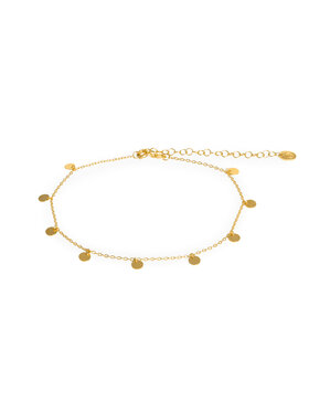 ANIA KRUK ANIA KRUK Bransoletka na stopę SJDVS0730Z Złoty