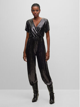 BOSS Boss Salopetă C_Eseca 50483693 Negru Relaxed Fit