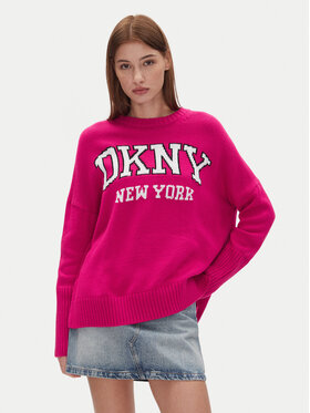 DKNY DKNY Пуловер DJ4R0362 Розов Regular Fit