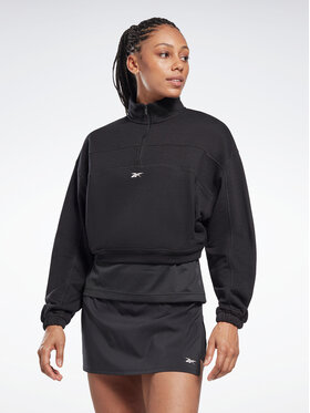 Reebok Reebok Sweatshirt Workout Ready HT4926 Schwarz Relaxed Fit