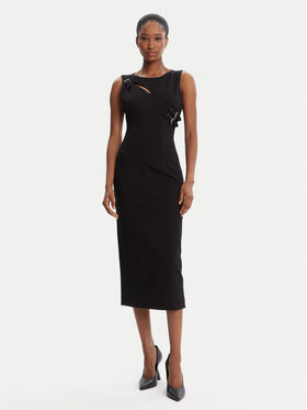 Versace Jeans Couture Versace Jeans Couture Rochie de zi 79HAO908 J0092 Negru Slim Fit