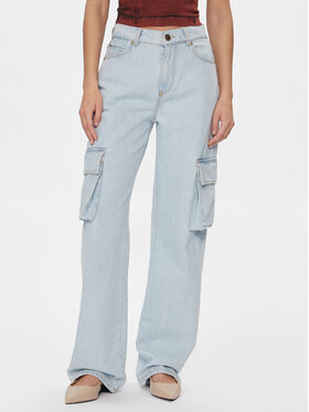 PINKO Pinko Τζιν Caty 102942 A1MV Γαλάζιο Cargo Fit