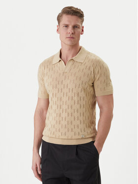 KARL LAGERFELD KARL LAGERFELD Polokošile 655005 562301 Béžová Slim Fit