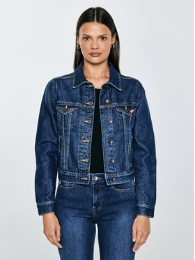 BIG STAR BIG STAR Kurtka jeansowa JOSEPHINE Granatowy Comfort Fit