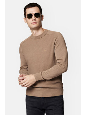 Lancerto Lancerto Sweter Andrei SW073223000098 Beżowy Regular Fit