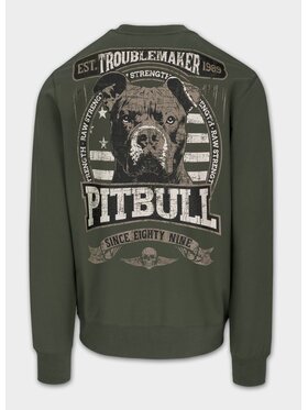 PITBULL PITBULL Bluza Bluza męska TROUBLEMAKER 3XL Zielony Regular Fit