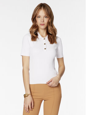 MICHAEL Michael Kors MICHAEL Michael Kors Polokošile MS360MA33D Bílá Slim Fit