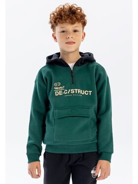 minoti minoti Bluza 19fleece75 Zielony Regular Fit