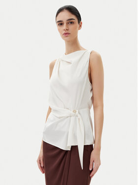 Rinascimento Rinascimento Majica CFC0019901002 Écru Regular Fit