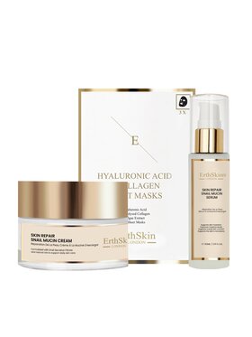 Erthskin London Erthskin London Snail Repair Krem + Serum + Maska Kolagenowa Krem na dzień i na noc