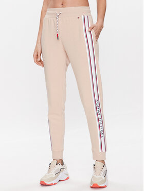 Tommy Hilfiger Tommy Hilfiger Παντελόνι φόρμας UW0UW04435 Μπεζ Regular Fit
