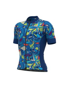 Alé Cycling Alé Cycling Koszulka rowerowa Solid Over Niebieski Fitted Fit