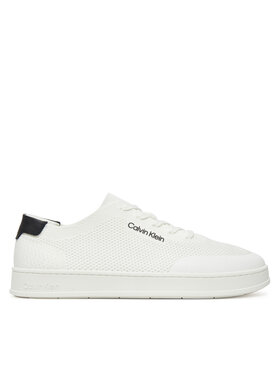Calvin Klein Calvin Klein Laisvalaikio batai Low Top Lace Up Knit HM0HM01726 Balta