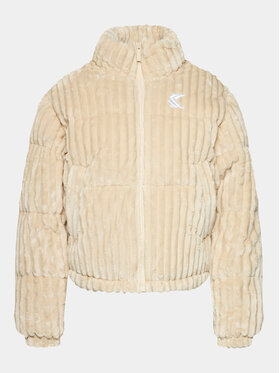 Karl Kani Karl Kani Vatovaná bunda Og Fuzzy 6176624 Écru Relaxed Fit
