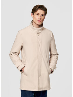 Pako Lorente Pako Lorente Płaszcz przejściowy P26SF-7X-002 Beżowy Classic Fit