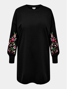 ONLY Carmakoma ONLY Carmakoma Плетена рокля New Calla 15310110 Черен Regular Fit