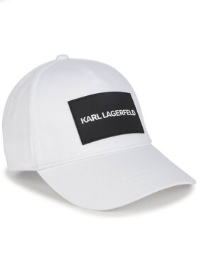 KARL LAGERFELD KARL LAGERFELD Czapka z daszkiem Z21033 Biały