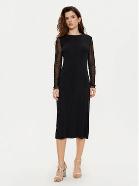 JOOP! JOOP! Kokteilinė suknelė 10018885 30044844 Juoda Slim Fit