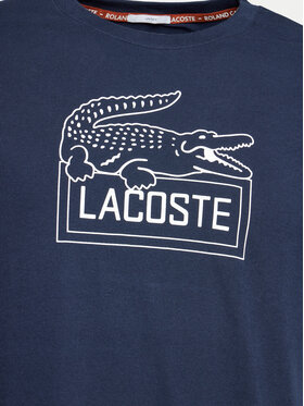 Lacoste Majica TH9068 Mornarsko Modra Regular Fit