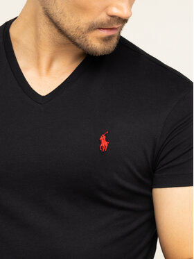 Polo Ralph Lauren Polo Ralph Lauren T-Shirt Classics 710671453010 Czarny Custom Slim Fit